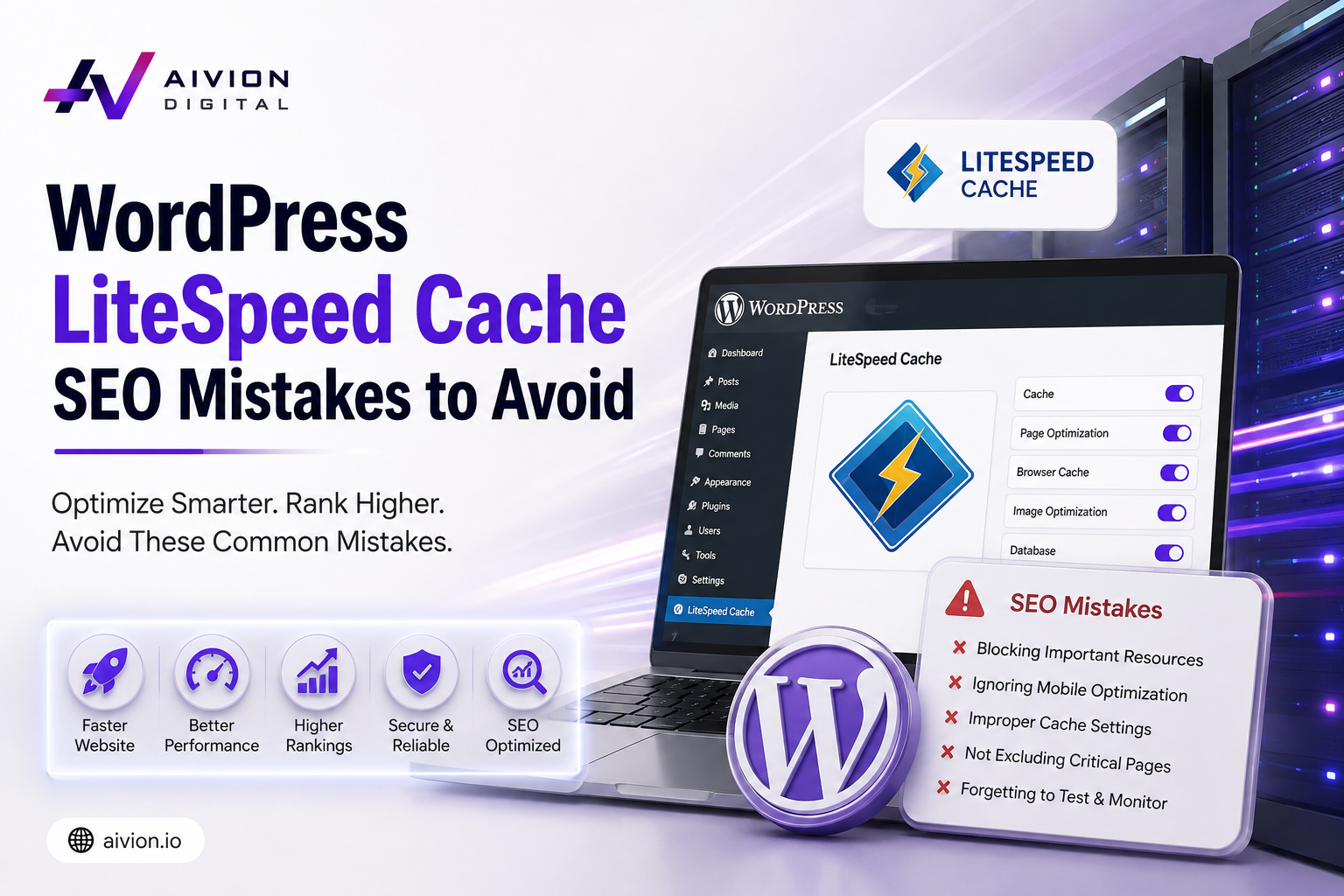 WordPress + LiteSpeed Cache Configuration for SEO: Common Mistakes